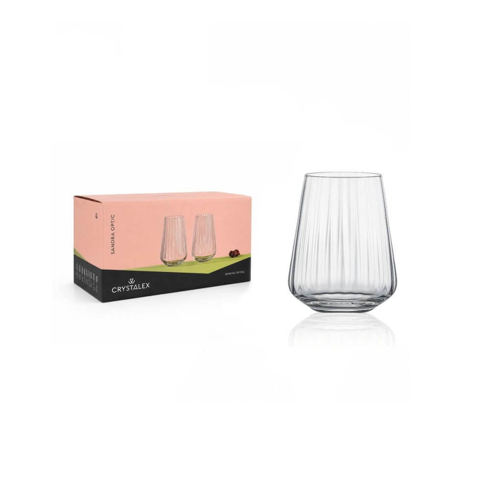 Set vasos Optic 380 ml x6 BOHEMIA Set vasos Optic 380 ml x6 BOHEMIA