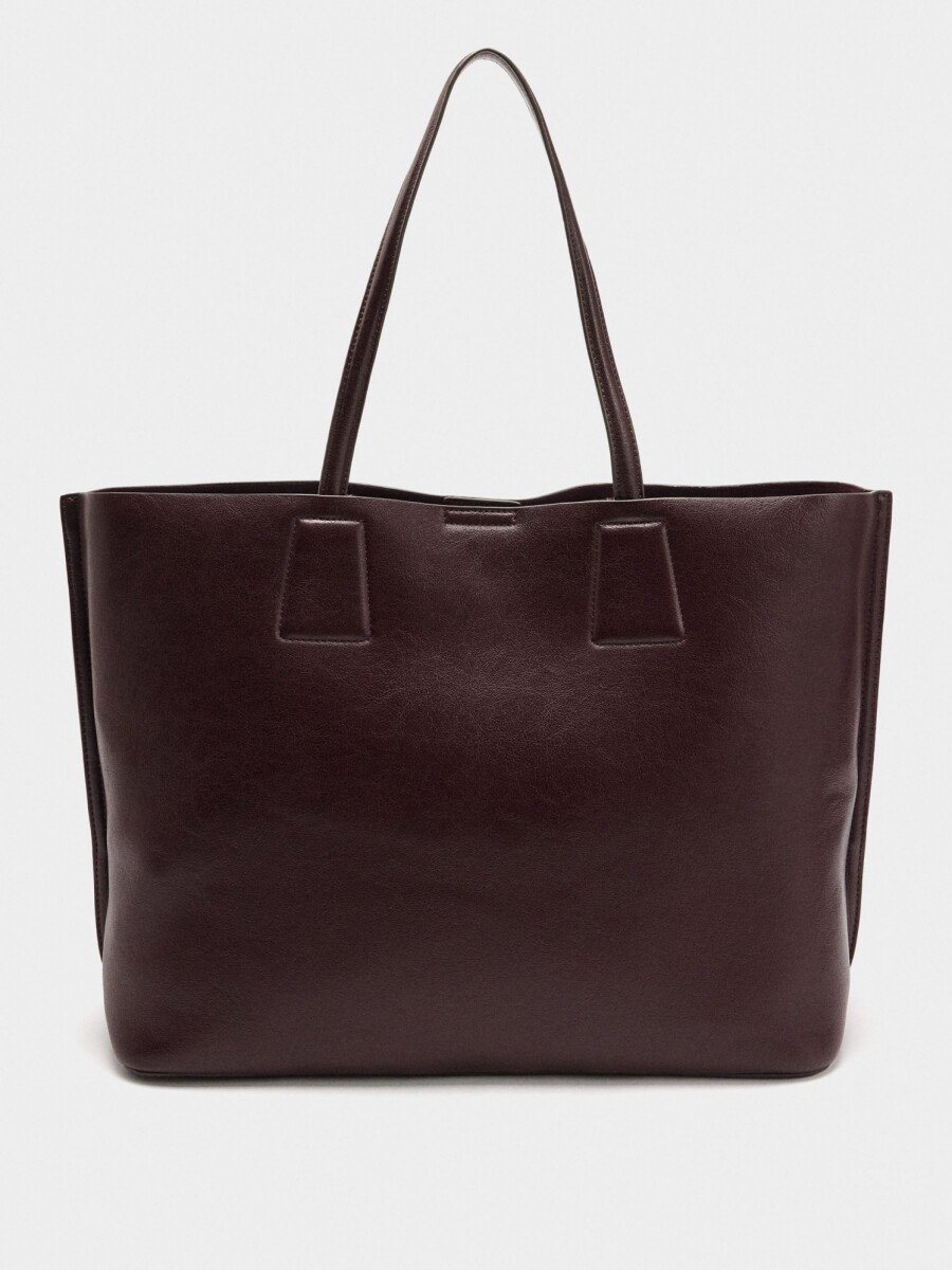 Bolso Para Portátil Lisa Hasta 15" burdeos