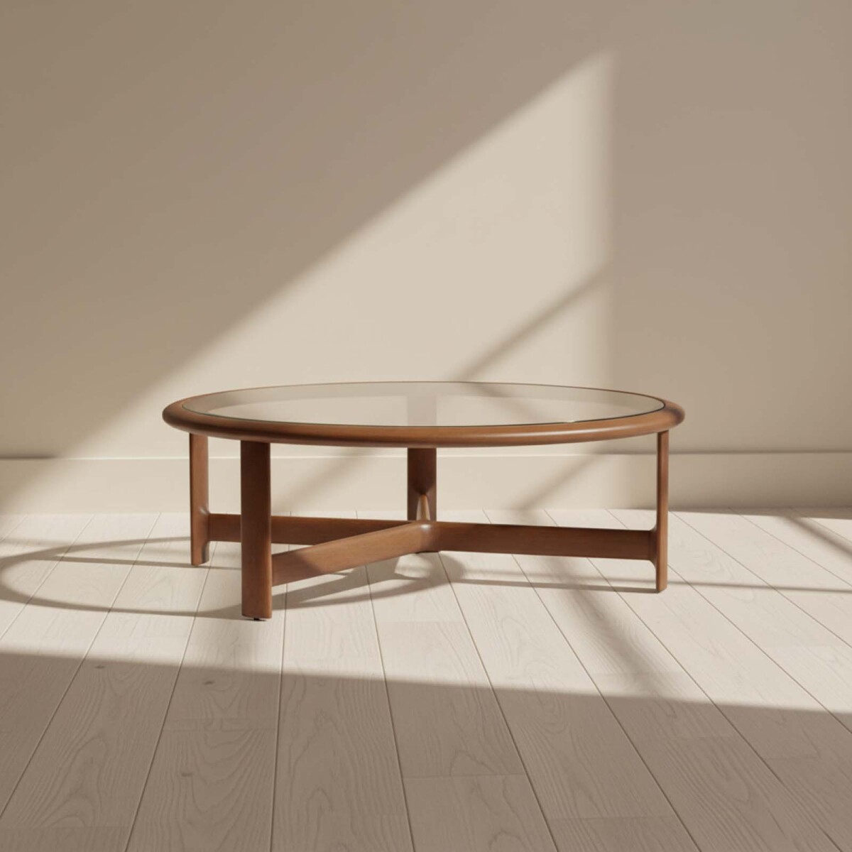 MESA RATONA - MADERA-Y-VIDRIO MARRON DONATELLA G CACAO 