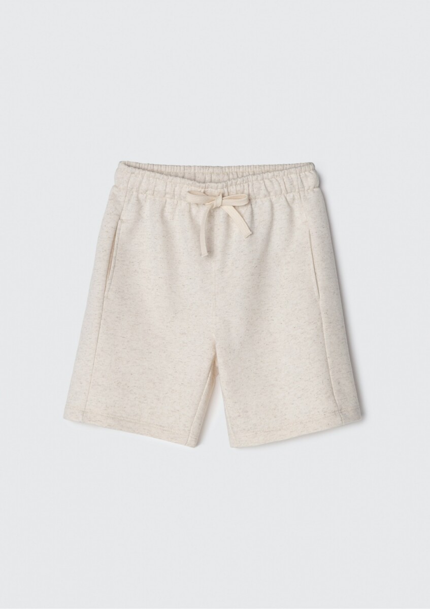 BERMUDA BÁSICA INFANTIL - BEIGE 