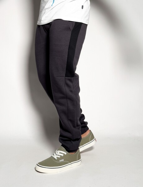Jogger de algodon con puño Etan Azul