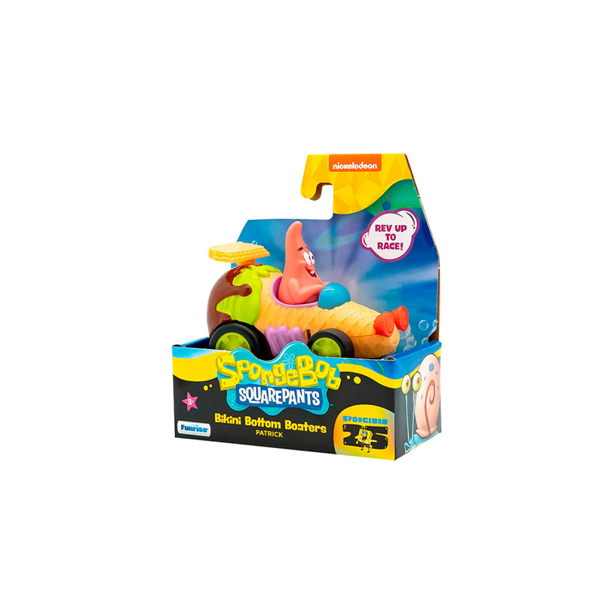 Auto Bob Esponja Lanzador 71146 - Patricio Universo Binario 