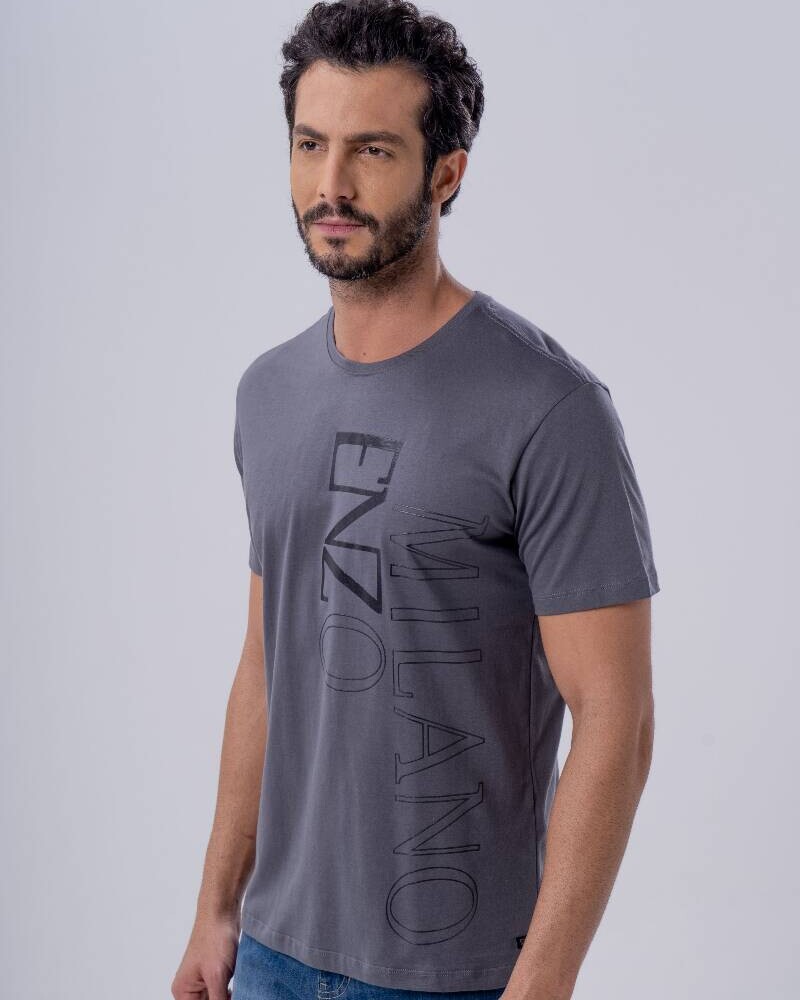Remera manga corta Gris oscuro