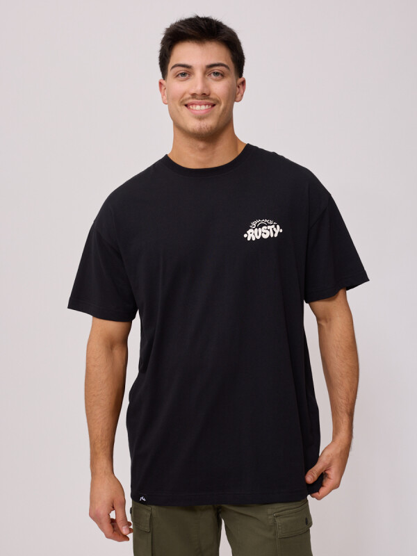 T-SHIRT LYFIA RUSTY Negro