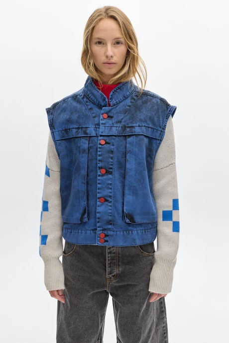 Chaleco Explorer Washed Blue