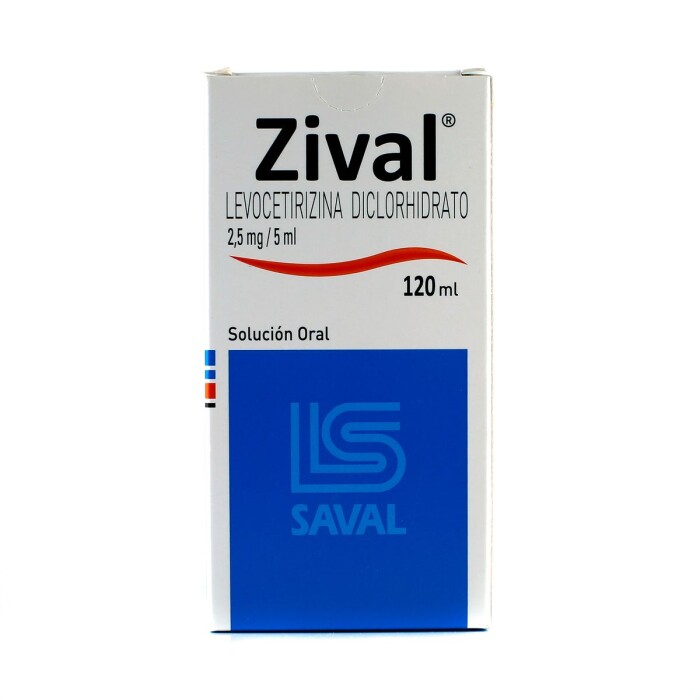 ZIVAL 2,5 MG. JBE. FR. X 120 ML. única