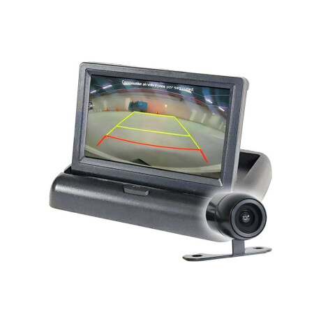 Kit Camara De Retroceso Con Monitor Plegable 4.3 Pulgadas.