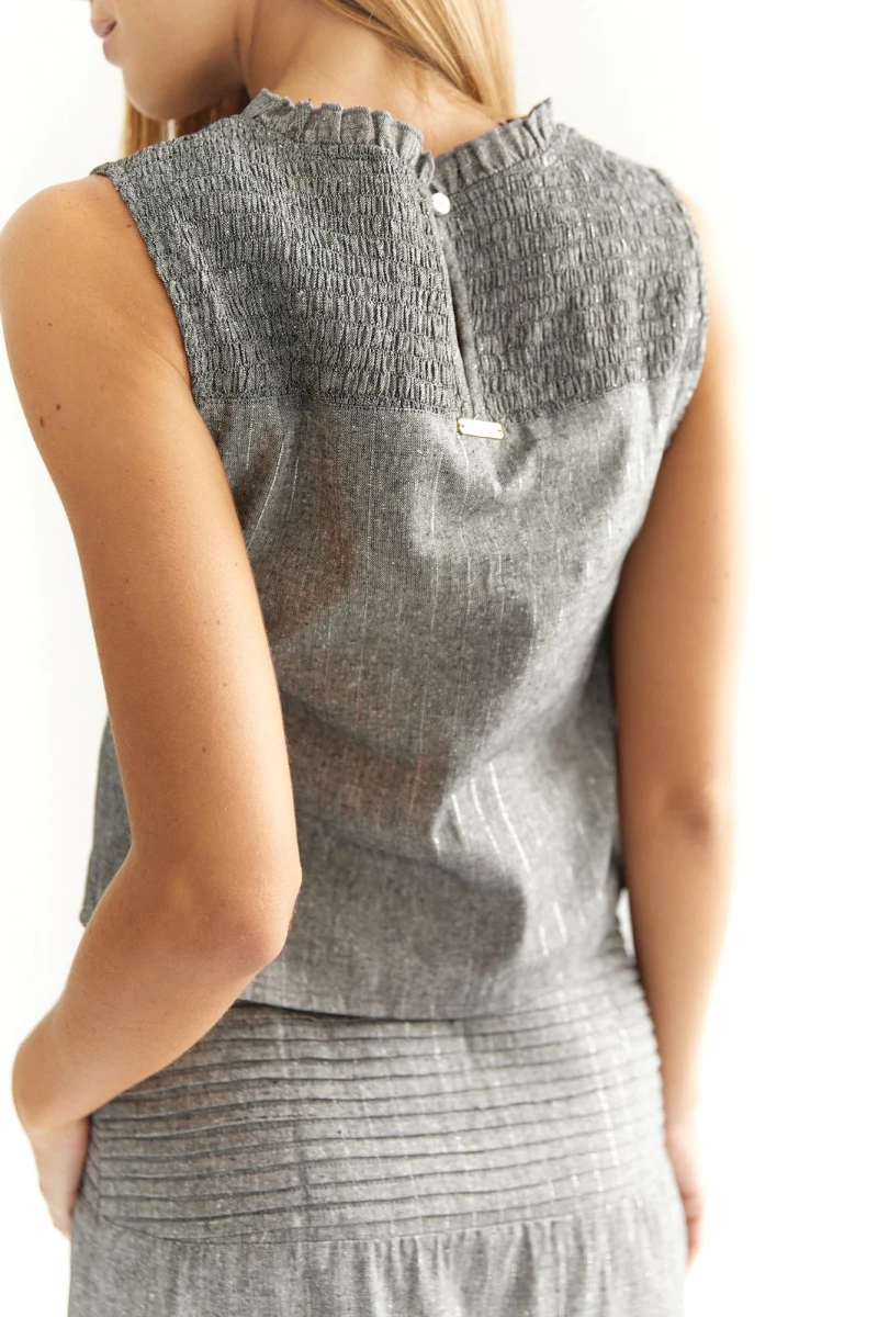 Blusa Any gris s