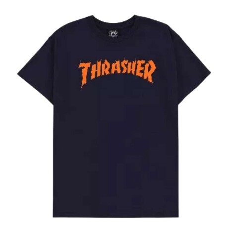 Remera Thrasher Burn It Down Negro