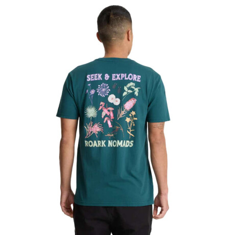 Remera Roark Seek & Explore Verde