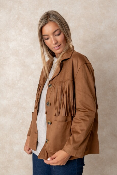 CHAQUETA CRETA Tostado