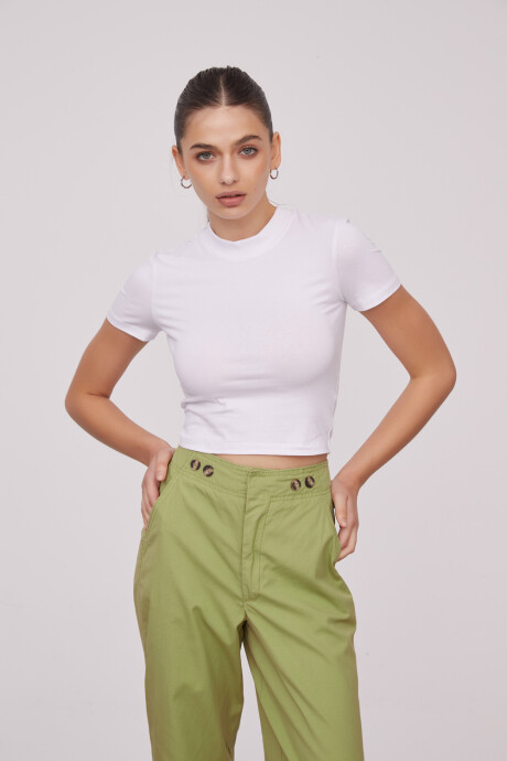 Remera Flored Blanco
