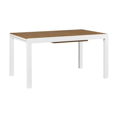 Mesa de jardin extensible Osaka - Blanca Mesa de jardin extensible Osaka - Blanca