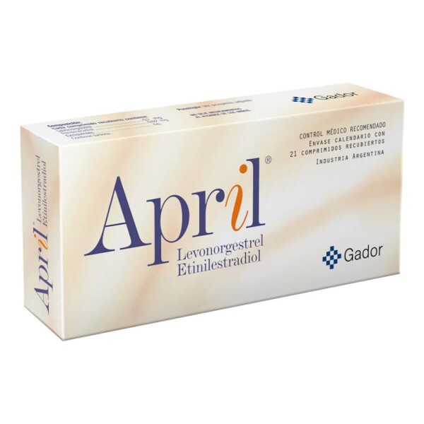 Anticonceptivo April 21 Comprimidos - Gador Anticonceptivo April 21 Comprimidos - Gador