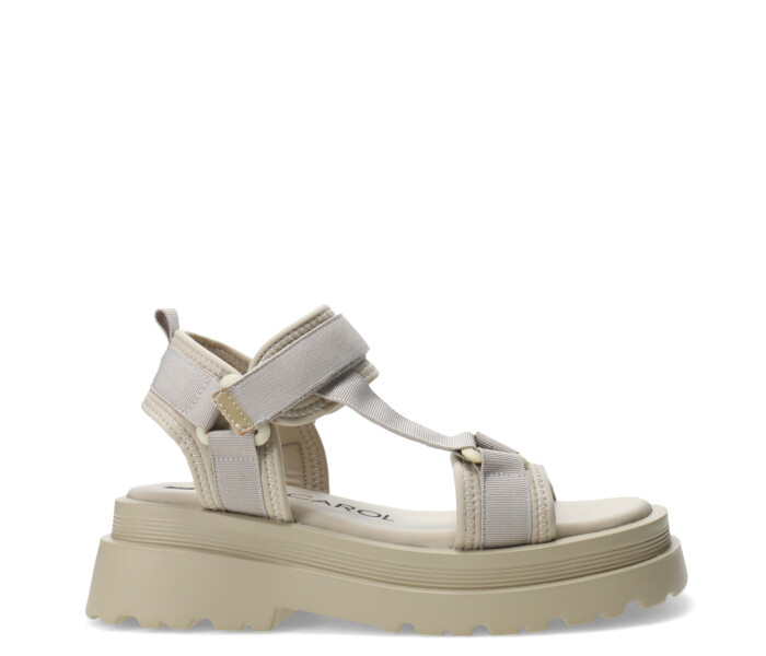 Sandalia CAYOBA estilo teva Beige
