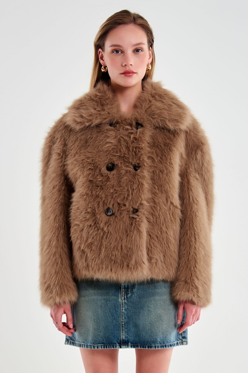 CHAQUETA PELO Beige