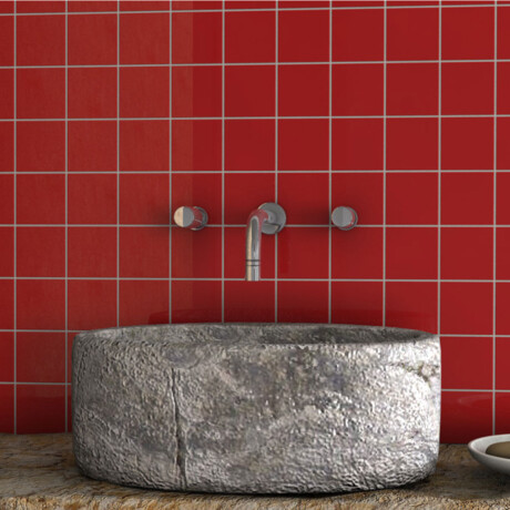 30.3X30.3 REVESTIMIENTO EN MALLA DE PIEZAS 10X10 ROJO GAMAS DE ROJO