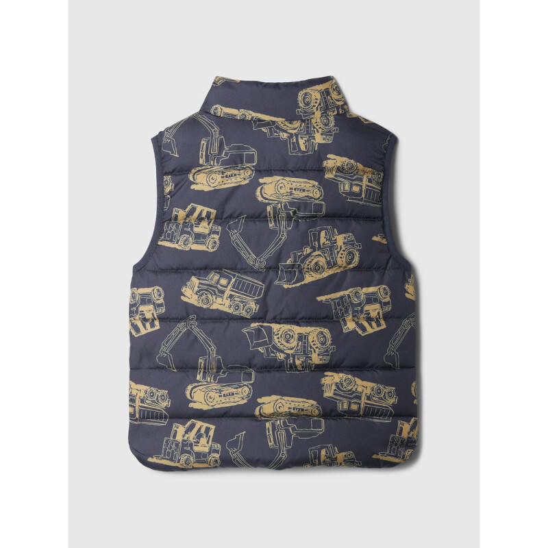 V-PUFFER VEST NAVY UNIFORM