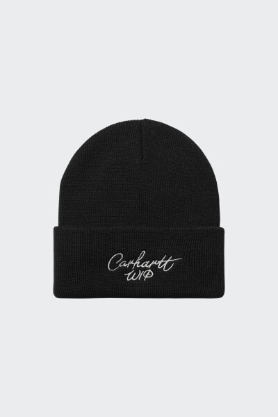 SIGNATURE BEANIE Negro
