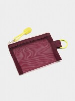 Mochila Color Block Con Nylon caqui