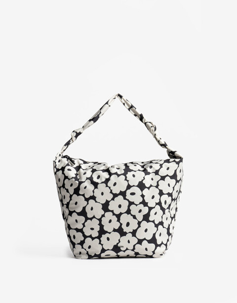 Saca Nylon Cartera Saca En Material Reciclado - Estampado Flores