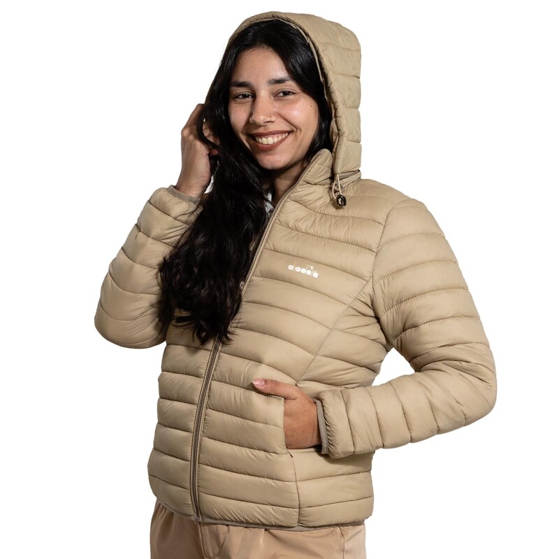 Campera Diadora Mujer Beige
