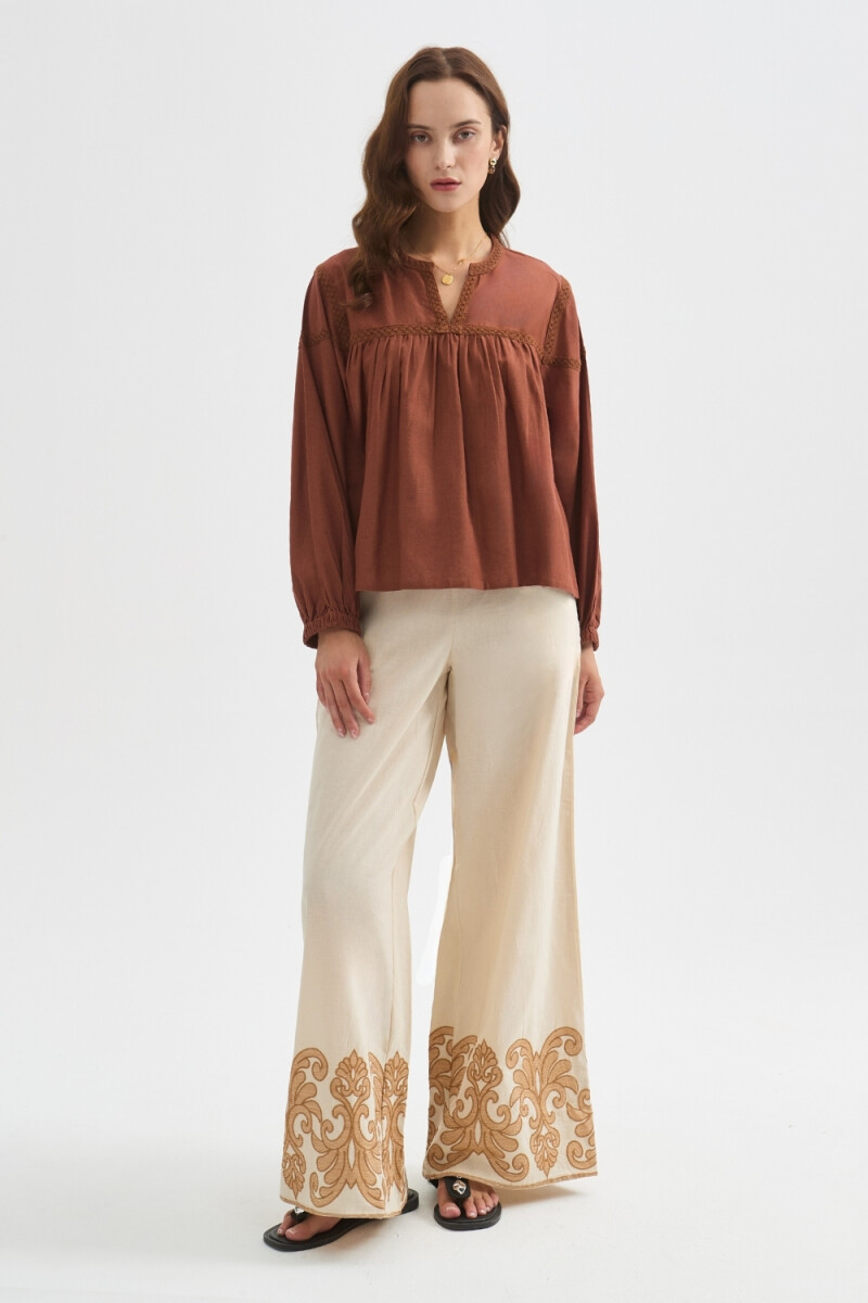 Blusa Xirla - Canela 