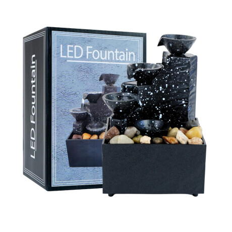 Fuente de agua con luz LED Fuente de agua con luz LED