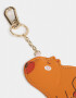 Llavero PU Llavero Y Charm De Capibara De Pu - Marron Camel