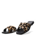 Sandalias de Mujer Bottero con Tiras Cruzadas Leopardo