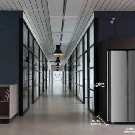 Heladera Whirlpool WRS955FDWX Side By Side Inverter 560 L Inox