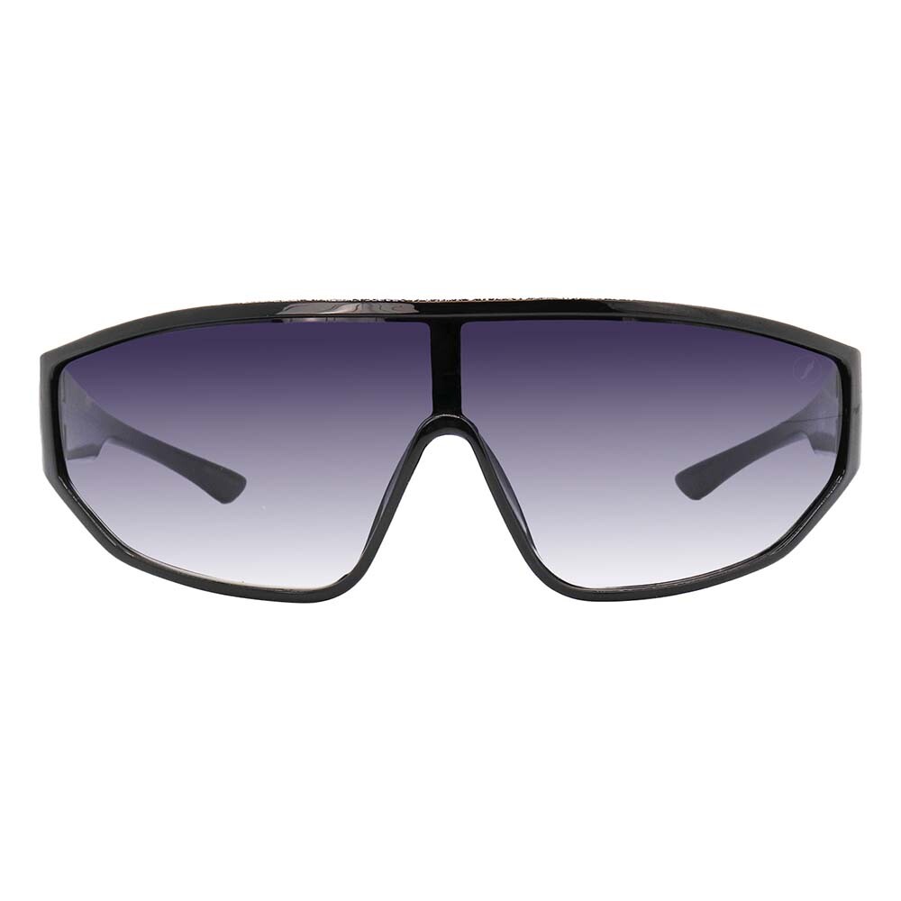 Lentes De Sol De Policarbonato Mascara Anitta Gradiente/Negro