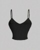 TOP ESCOTE EN V NEGRO Negro