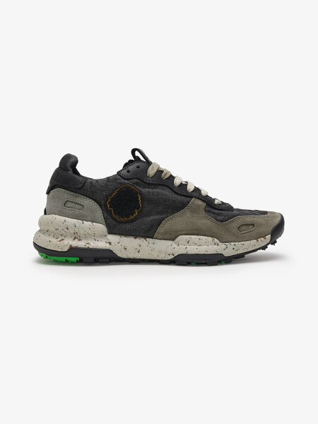 SHOES CHACRONA LINEN FUMO BLACK