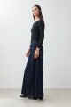 Pantalón de jean wide leg jean oscuro