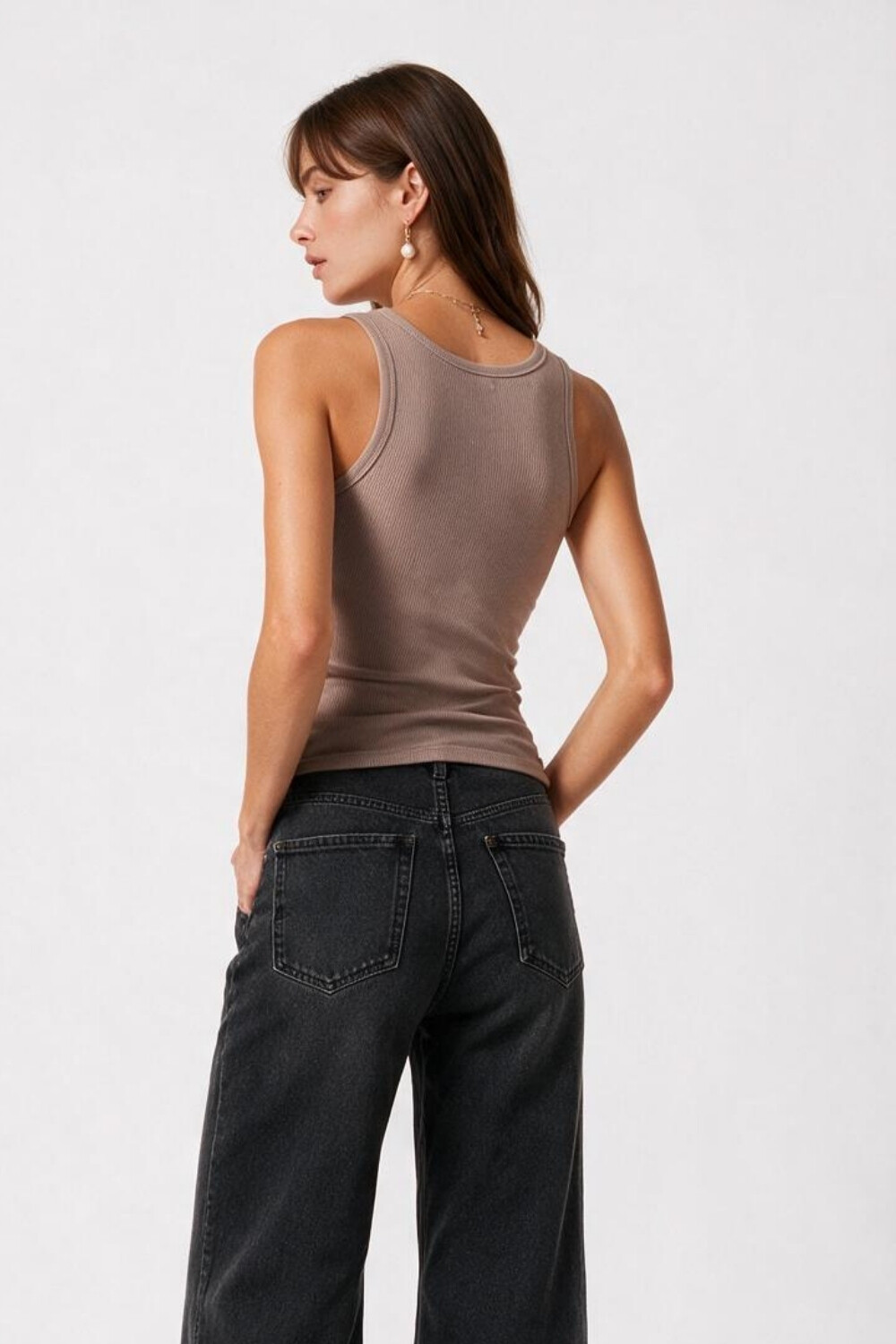 Musculosa Malisa Taupe / Mink / Vison