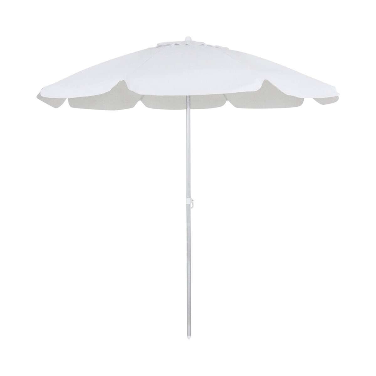 Sombrilla Para Playa Uv Bel 100 X 160 Cm - Blanco 