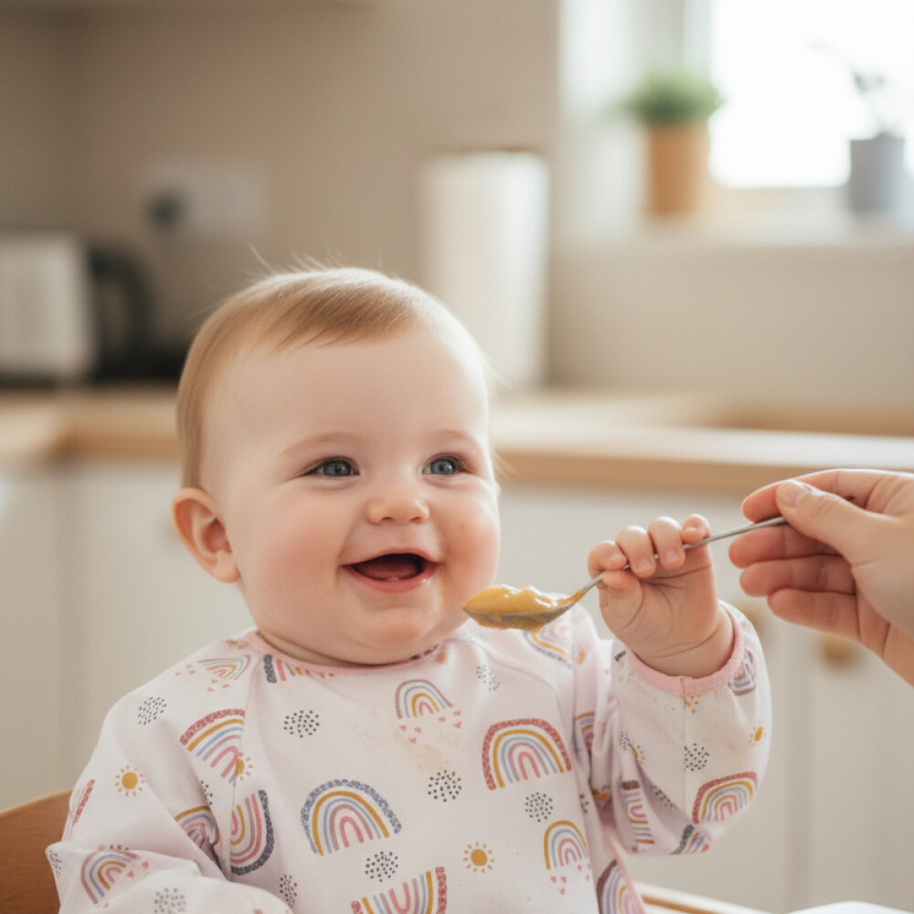 Babero con manga LORELLI arco iris