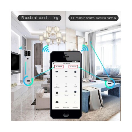 Control Smart Ir+rf+wifi Control por Voz 001