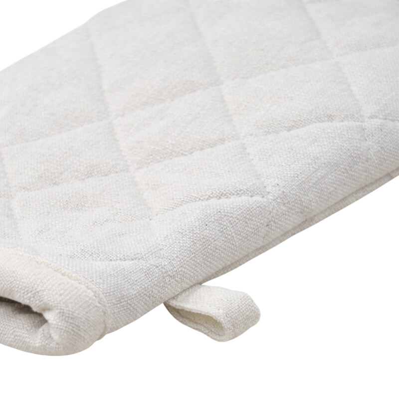 Manopla de algodón reforzado BLANCO