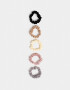 Skunzies Set por 10 Set De Scrunchies - Combinacion Bicolor