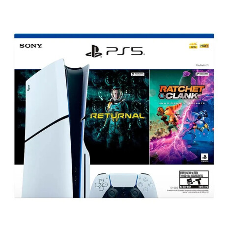 Ps5 Sony Playstation 5 Slim Standard + 2 Juegos Ps5 Sony Playstation 5 Slim Standard + 2 Juegos