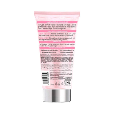 Gel De Limpieza L'Oréal Paris Glycolic Bright 150ml Gel De Limpieza L'Oréal Paris Glycolic Bright 150ml