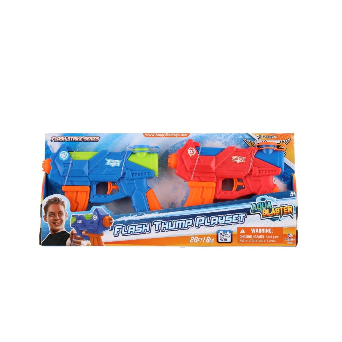 Pistola de Agua Fast Shot x 2 