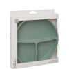 Plato con divisiones y ventosa Kikkaboo Verde