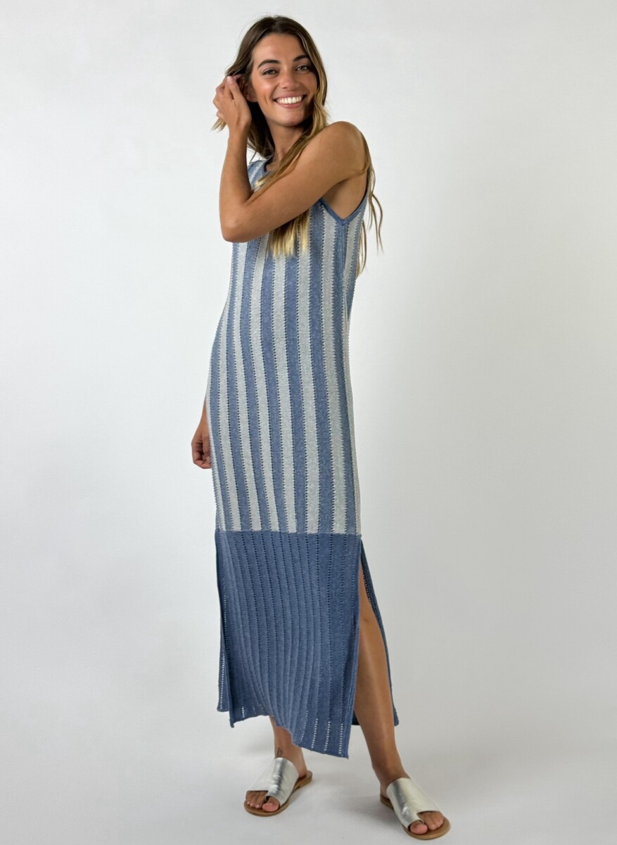 VESTIDO BAHAMA - CELESTE 