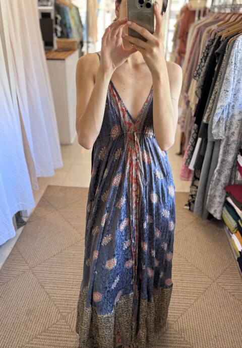Vestido de seda Vida Tonos lilas