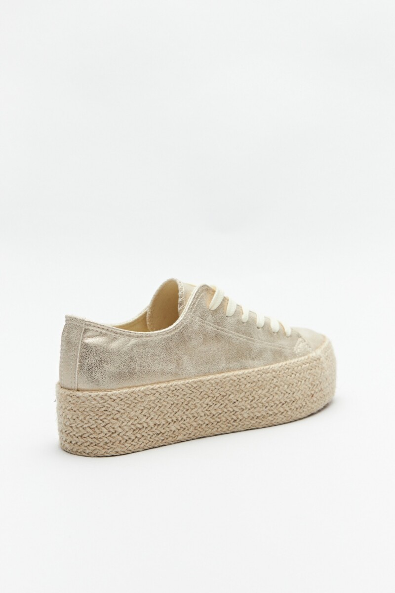 ZAPATILLA JUTEX Dorado