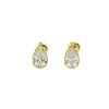 Abridores Gota-Oro 18k-Piedra Zirconia-AB9513 conpiedra