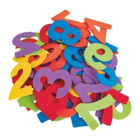 Confetti Creative Goma Eva Numeros x 60 Confetti Creative Goma Eva Numeros x 60